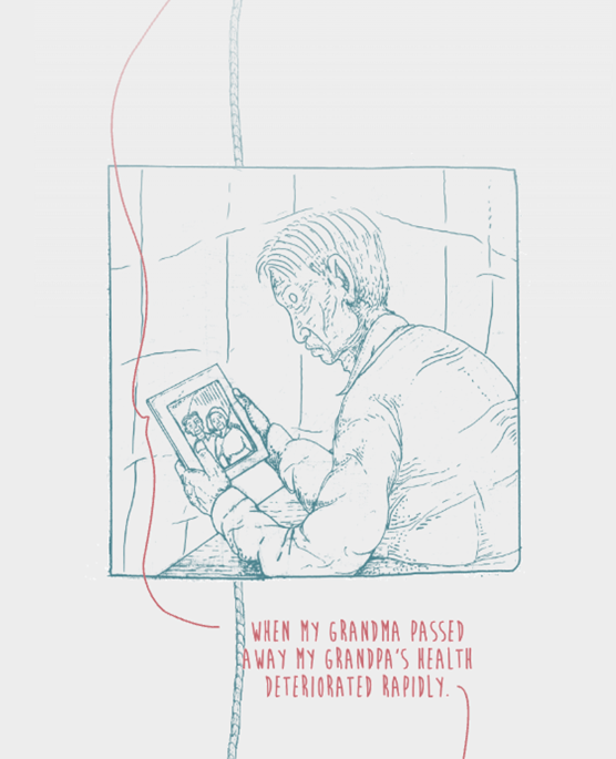 A drawing of a person holding a tablet AI-generated content may be incorrect.