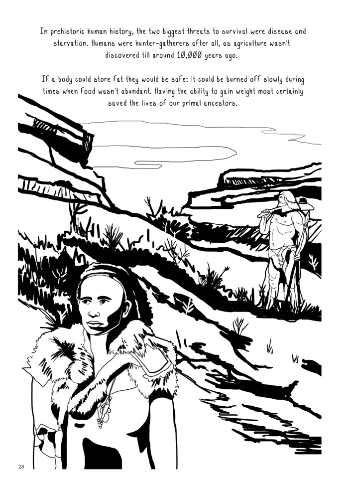A black and white illustration of a person and person AI-generated content may be incorrect.